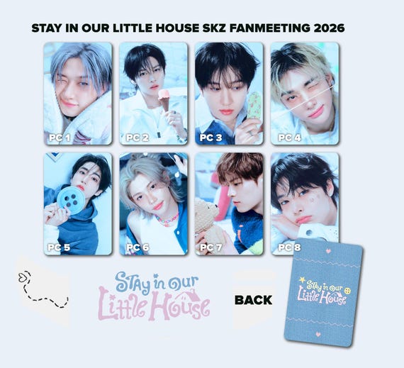 2026 シン・ヘソン FANMITING PHOTO CARD SET Stay in Our Little House SKZ FANMEETING 2026| Stray Kids, Fanmade