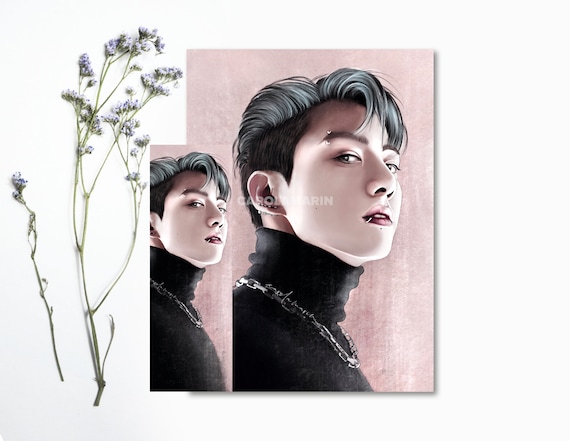 BTS Jungkook Bookmark & Print Lámina A5 | BTS 2021 | JK, Jungkook