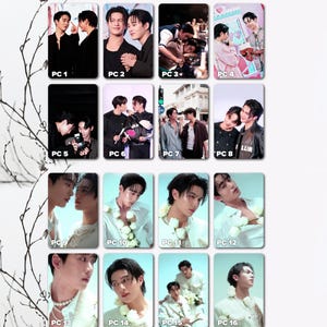 May include: A double-sided set of sixteen photo cards featuring various images of people. The cards are labeled PC 1 through PC 16. The text "WILLIAMEST" and "DOUBLE SIDED SET" are also visible.