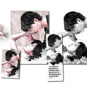 My Demon Print A5 / Marcador / Tarjeta fotográfica / Song Kang, Kim Yoo-jung, Jeong Gu-won, Do Do-Hee / Marcadores, K-drama, drama coreano