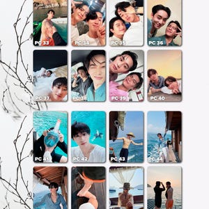 May include: A double-sided set of photo cards featuring various images of people. The cards are labeled with the text "WILLIAMEST" and numbered PC 33 through PC 48. The cards show people in various settings, including outdoors and indoors.