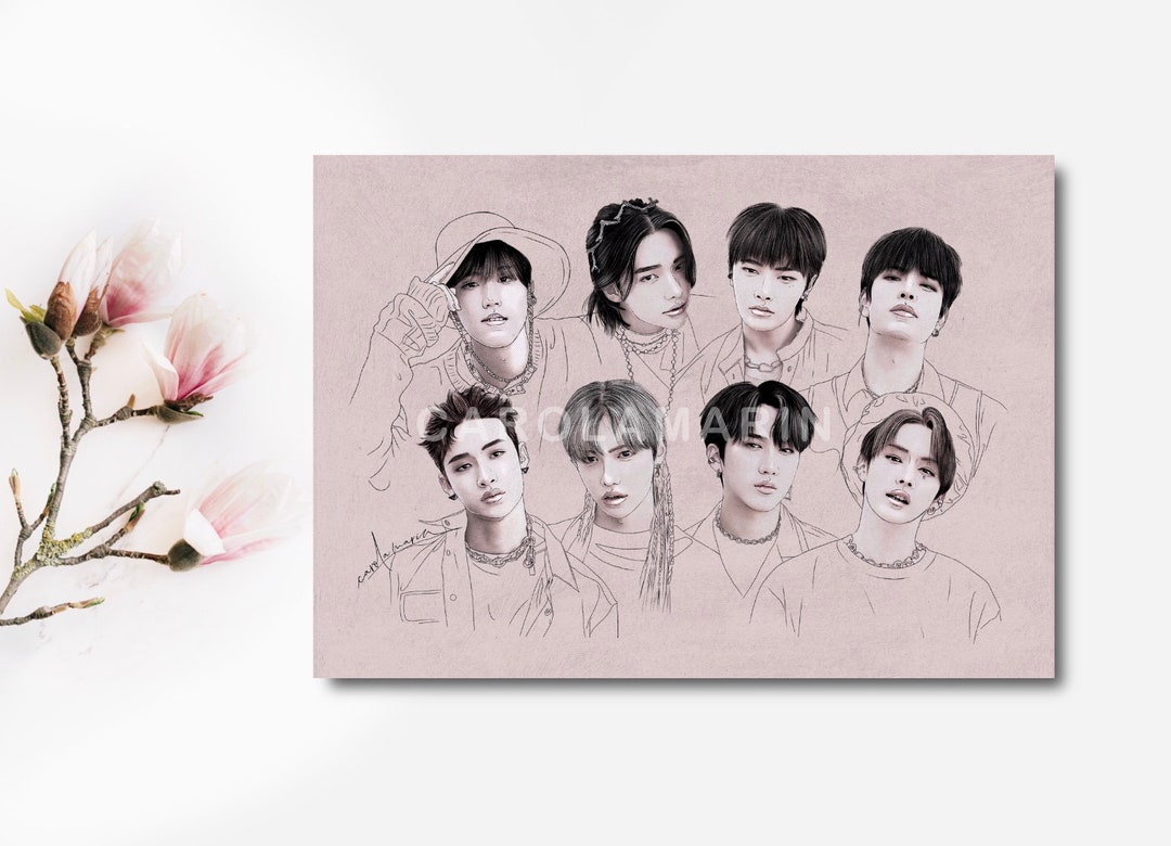 STRAY KIDS Noeasy Print A5 | Stay | Fanart, Kpop, Bang Chan