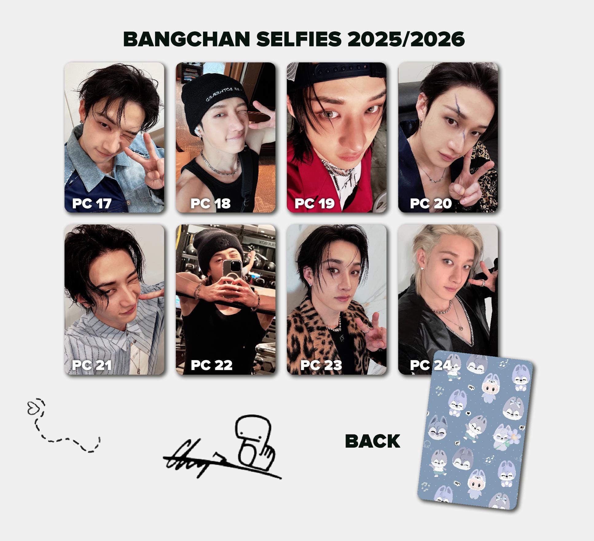 Bangchan Stray Kids 2025-2026 Selfies | Fanmade Photocard, Stay
