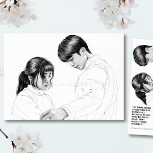 Twenty five twenty one Print A5 & Bookmark | 2521 |  Kim Tae-ri, Na Hui-do, Nam Joo-hyuk, Baek Ijin | drama, fanart, kdrama