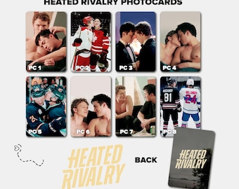 Heated Rivalry | Photocard, set photocards / Shane Hollander, Ilya Razanov, hollanov, Connor Storrie, Hudson Williams
