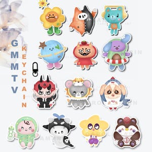 Llavero Thai BL / Mascotas De GMMTV: Earth Mix, Joong Dunk