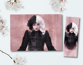 Markeringen en prenten Cruella de Vil Disney | Emma Stone | boommark, laminaat