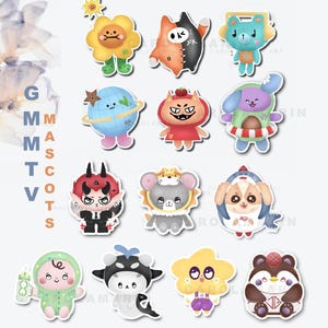 Pegatinas de BL tailandés / GMMTV williamest, earthmix, geminifourth, joongdunk, firstkhaotung, pondphuwin, perth santa, jossgawin / Actores de BL tailandés
