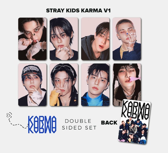 Stray Kids KARMA Photocards | Fanmade Kpop Collectibles - Etsy