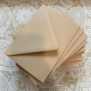 A7 Invitation Envelopes, Pack of 10 Envelopes, Envelope Pack, Premium Blank Envelopes for wedding, birthday, party, SALE, Sand