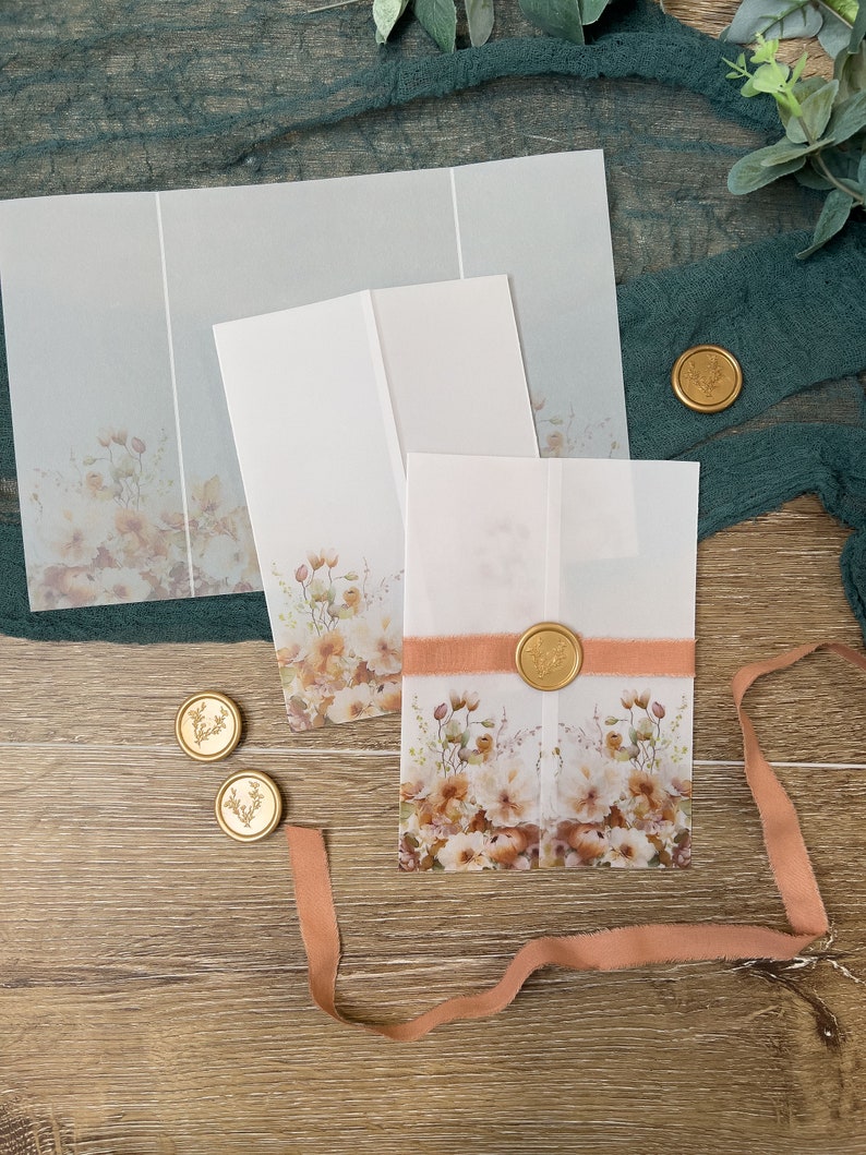 Eucalyptus Botanical Wax Seal Stickers: Premade Self Adhesive Seals image 11