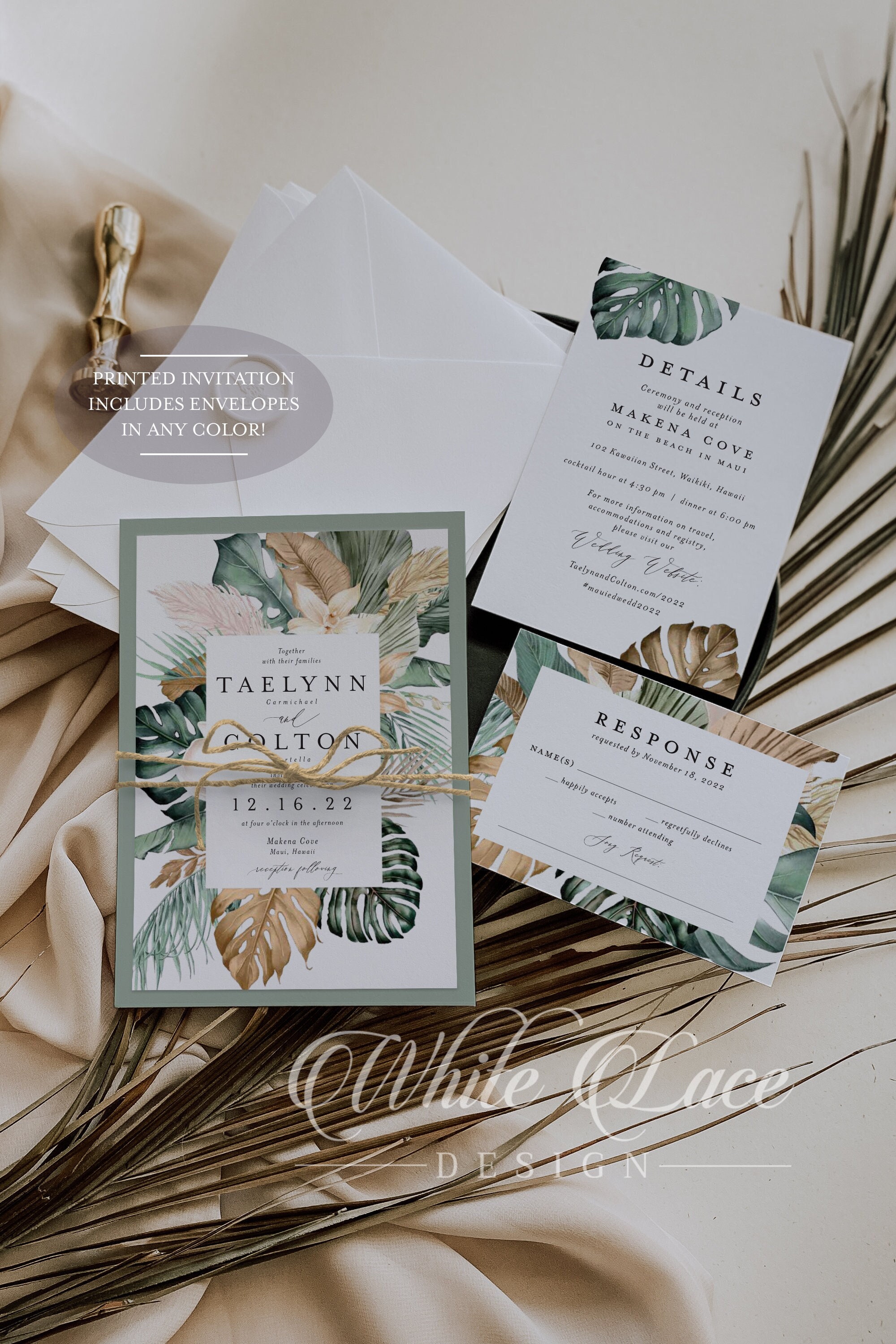 Customized Wedding Guest Color Palette Attire Cards, Printed, Attendee  Dress Code Cards, Wedding Invitation Enclosure Color Scheme 