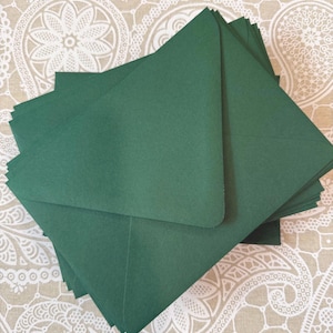 A7 Invitation Envelopes, Pack of 10 Envelopes, Envelope Pack, Premium Blank Envelopes for wedding, birthday, party, SALE, Forest