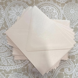 A7 Invitation Envelopes, Pack of 10 Envelopes, Envelope Pack, Premium Blank Envelopes for wedding, birthday, party, SALE, Soft Coral