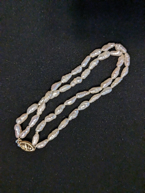 Double-Strand Freshwater Pearl Bracelet