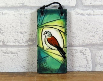 Small Kestrel Hanging Tile