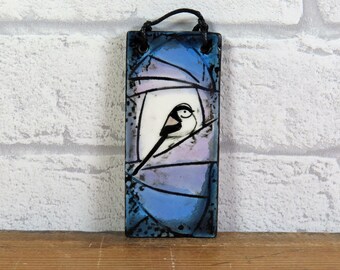 Small Long Tailed Tit Hanging Tile