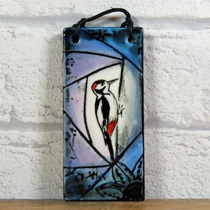 Small Woodpecker Hanging Tile image 1