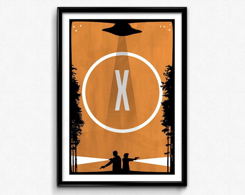 X-files Poster/print I Want to Believe Poster/print - Etsy