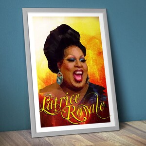 Latrice Royale Poster/Print RPDR, RuPaul's Drag Race, Drag Queen, Drag Race, Chunky Yet Funky, Large and In Charge, RuPaul, CtrlAltGeek image 2