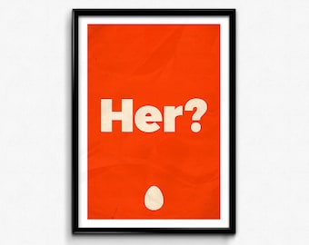 Arrested Development Poster/Print - Her? Poster/Print - Ann Poster/Print - Mayonegg Poster, CtrlAltGeek, A2, A3, 12x16&quot;, 18x24&quot; Unframed