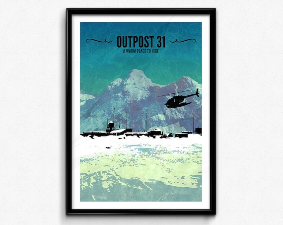 Outpost 31 Travel Poster – The Thing, John Carpenter Sci-Fi Print