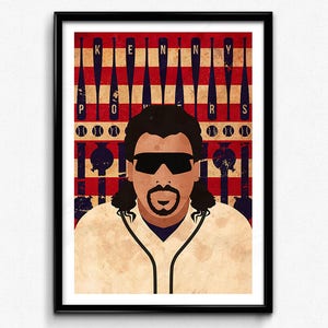 Eastbound & Down Poster/Print - Kenny Powers Poster/Print - Danny McBride, Danny MacBride, Minimalist,  Baseball, CtrlAltGeek