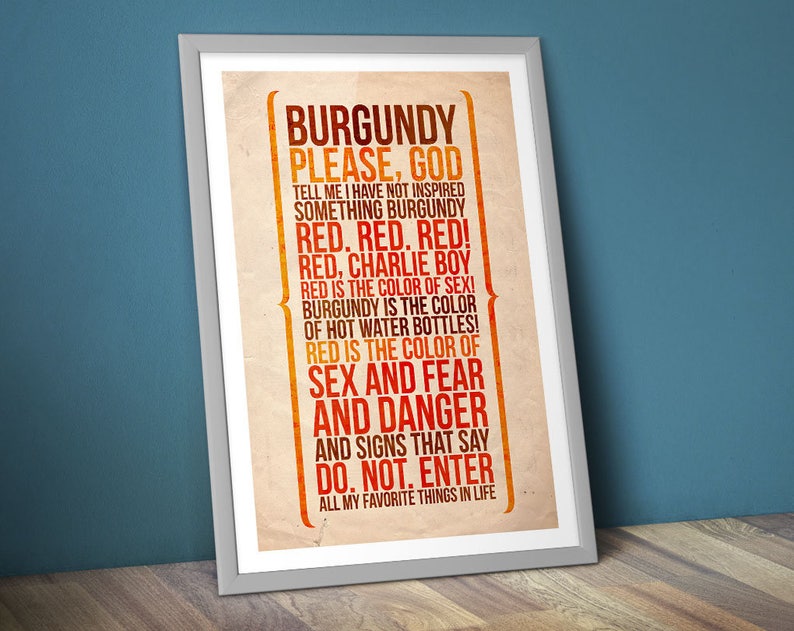 Kinky Boots Quote Poster/Print Rouge Charlie Boy ROUGE Etsy France