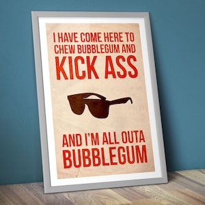 They Live Poster/Print [DL] - Chew Bubblegum, Kick Ass Poster/Print - John Carpenter, John Nada, CtrlAltGeek, A2 & 18x24&quot;, Download Copy