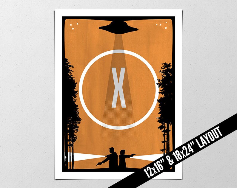 X-files Poster/print I Want to Believe Poster/print | Etsy