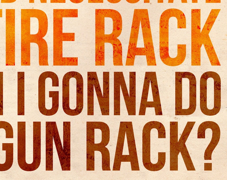 Wayne's World Quote Poster/print A Gun Rack Etsy UK