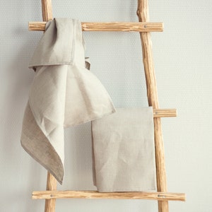 Organic towel made from softened linen is a great choice as a Kitchen towel image 5