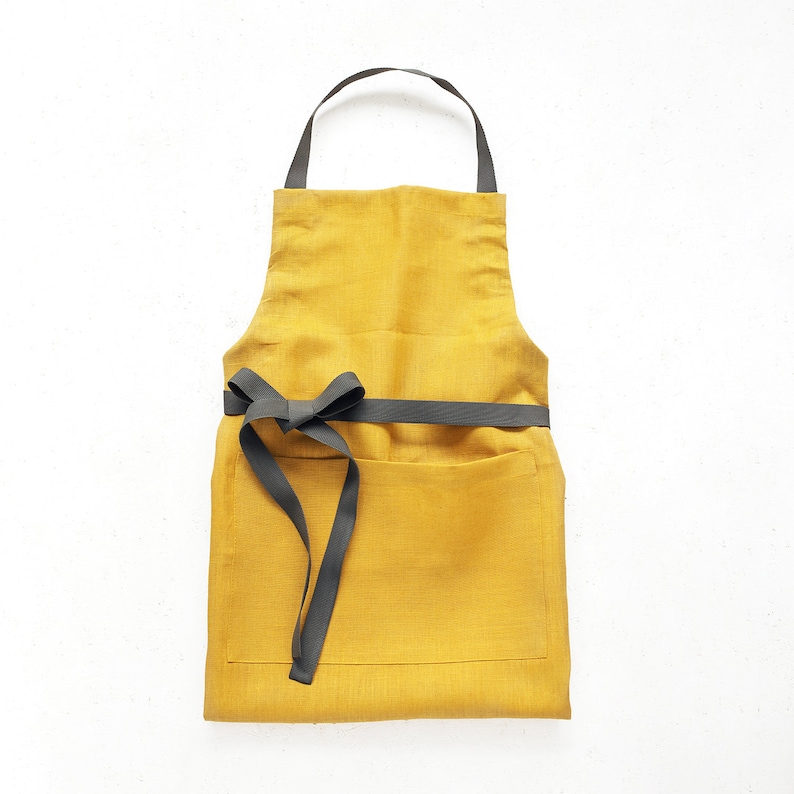 Full apron for men with pockets and adjustable long straps Gifts for him image 8