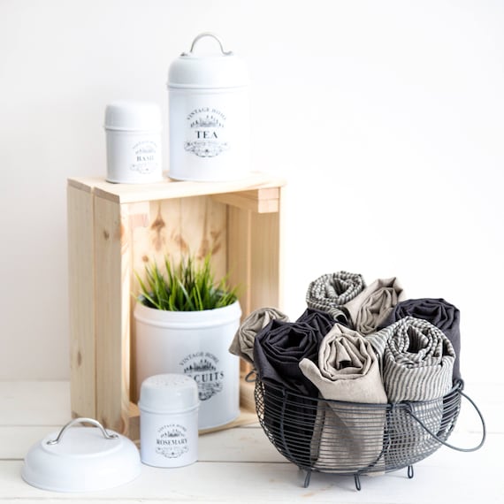 Linen Tea Towels Set of 6 Pure Linen Dish Towels Prewashed Linen Towels Kitchen Linen Towels Natural Linen Dish Cloths Etsy UK