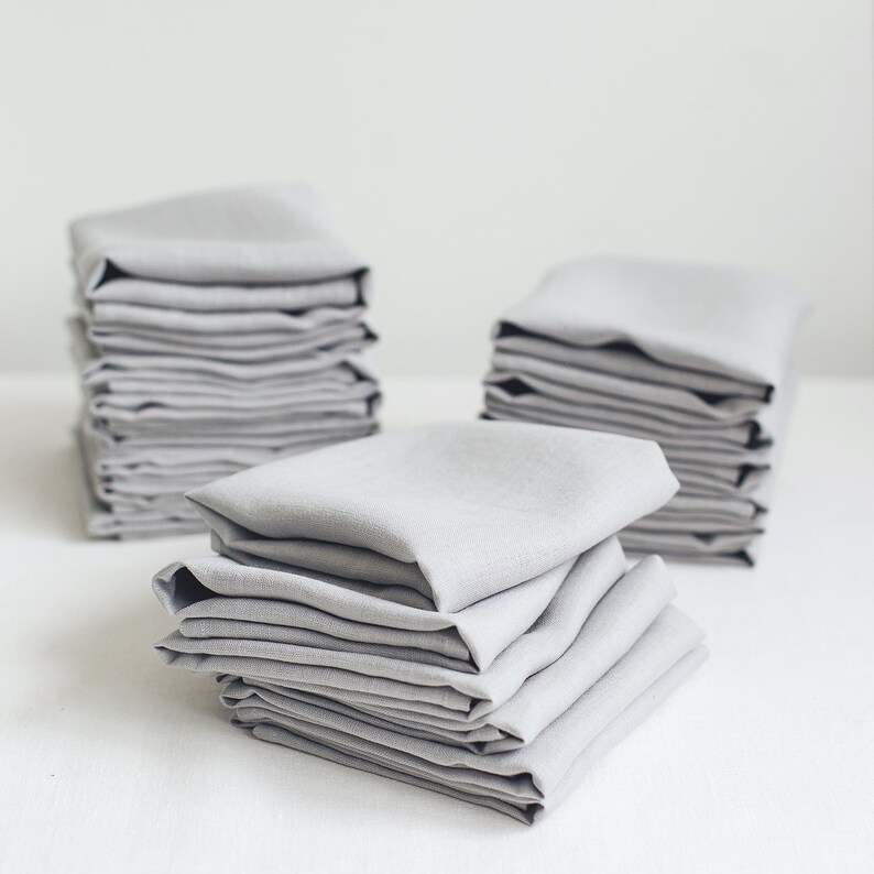 Wedding linen napkins bulk of 50 in many colors Natural Etsy