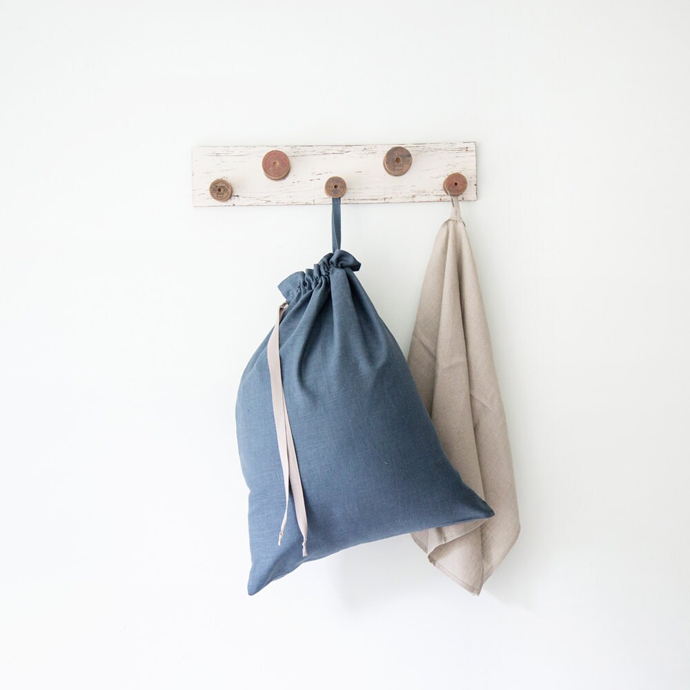 Linen Laundry Bag Large Custom Color and Size Linen Laundry 