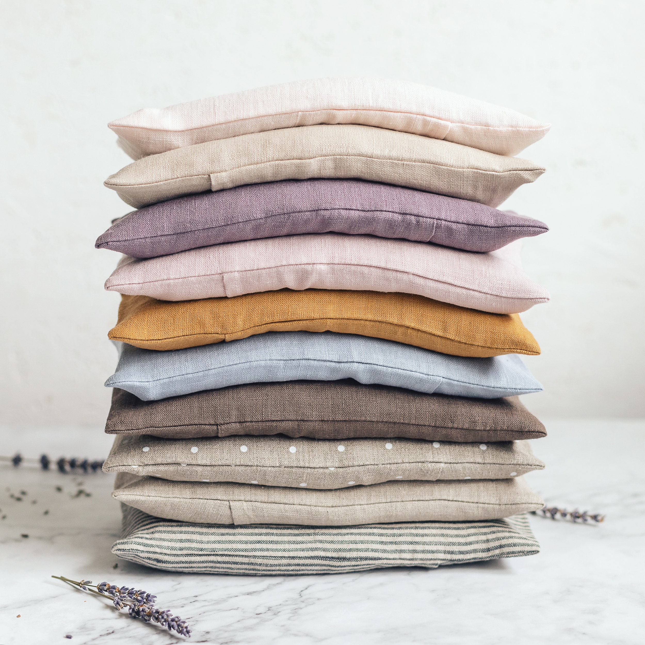 Lavender Eye Pillow Organic Flaxseed Eye Mask Aromatherapy & Etsy UK