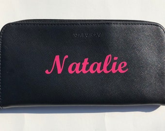 Monogramed name decal for Mary Kay Brush Set / not including set / cute / MK / pink / prize / promotion