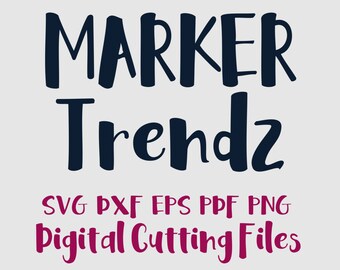 SVG Font Cut Files, Alphabet Cutting Letters in Svg Dxf Eps for Silhouette & Cricut, Vinyl Letters, Vector Letters A - Z Instant Download