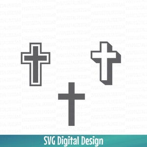 KREUZ SVG-Dateien Kreuz Silhouette Schnittvorlagen, Clipart - SVG Digital Designs Schnittdateien für Silhouette & Cricut -Svg Dxf Eps