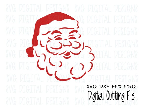 Download Vintage Santa svg Cut file Christmas svg design cutting files | Etsy