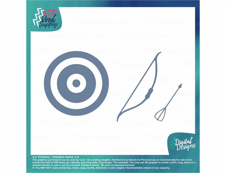 Target Svg File Set Archery Cutting Files Great For Silhouette Cricut More Dxf Eps Svg Digital Designs Cut File Recurve Bow And Arrow Clip Art Art Collectibles