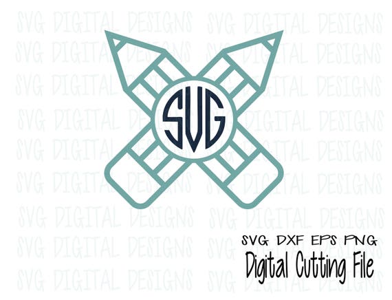 Download Free Pencil Monogram Svg File Pencil Svg Pencil Circle Monogram Etsy SVG Cut Files
