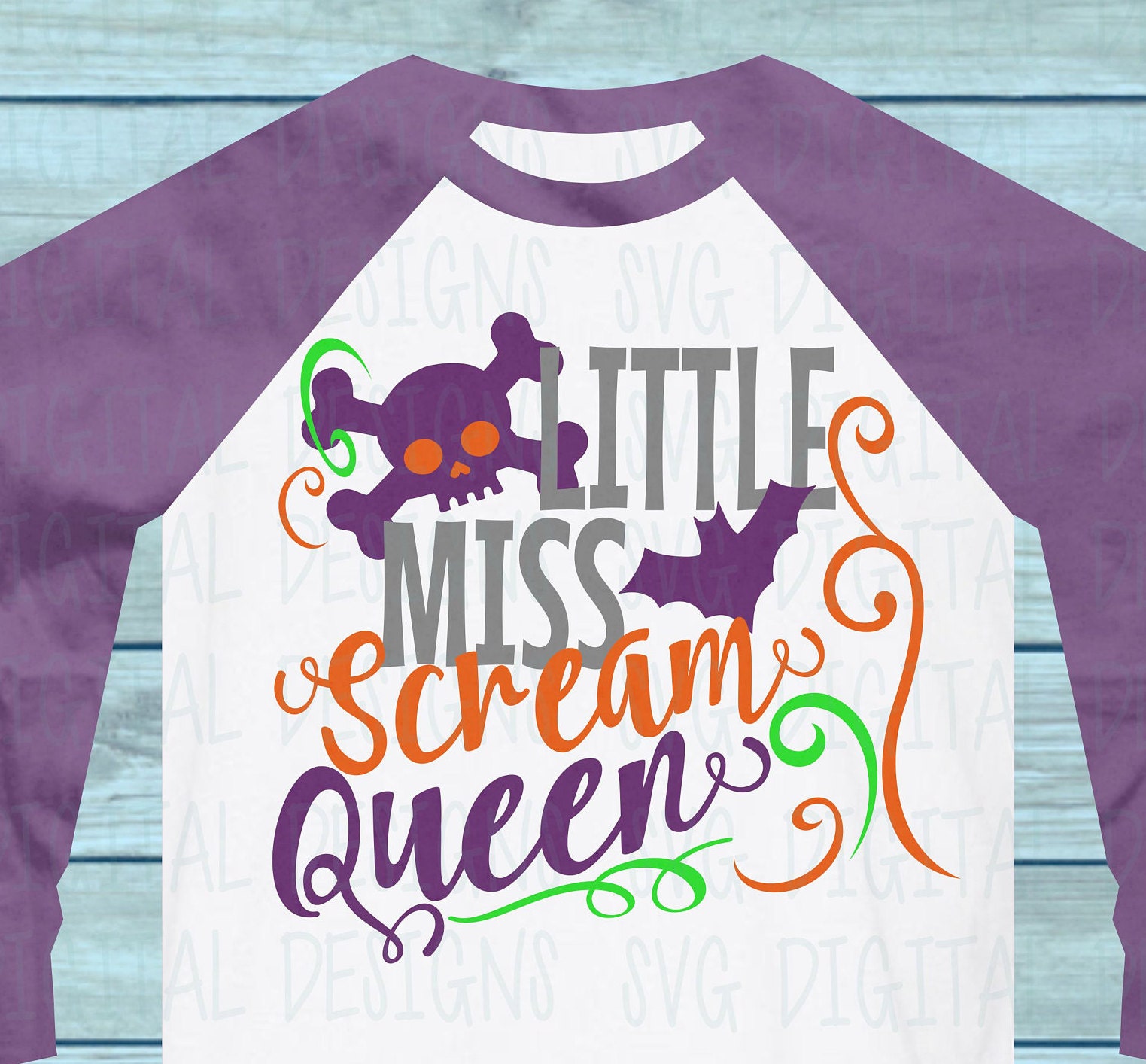 Download Halloween SVG Little Miss Scream Queen SVG Halloween T ...