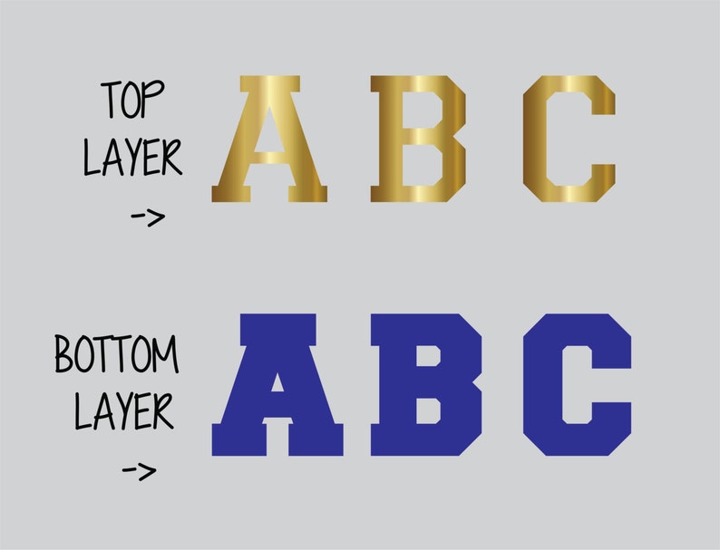 Free Free Layered Alphabet Svg Free 894 SVG PNG EPS DXF File