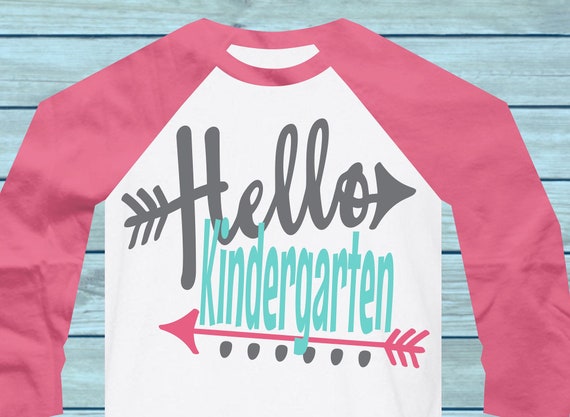 Download Kindergarten Shirt SVG Hello Kindergarten Back to School ...