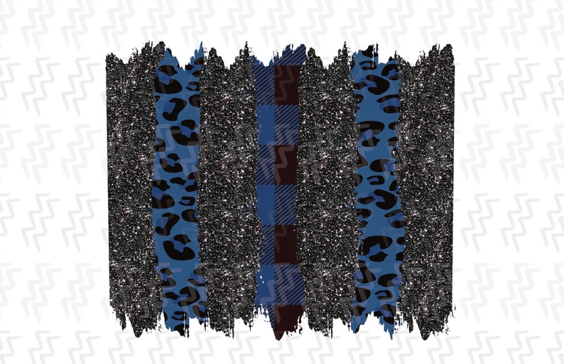 Digital Printable Background Set Digital Download Sublimation File Black Glitter /& Buffalo Plaid Leopard Brush Strokes PNG File