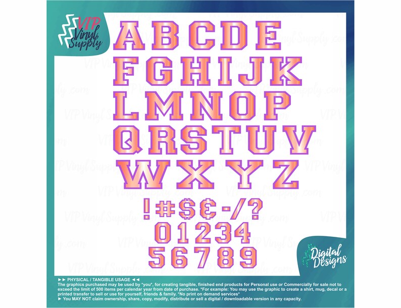 Download Svg SPORTS VARSITY FONT Layered Digital Cutting Files Svg ...