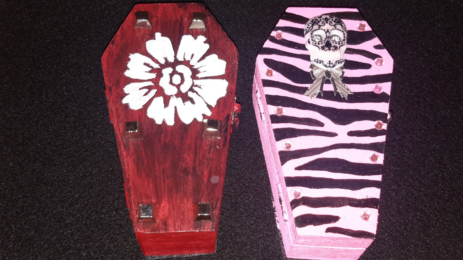 Customized Coffin Jewelry Box Etsy