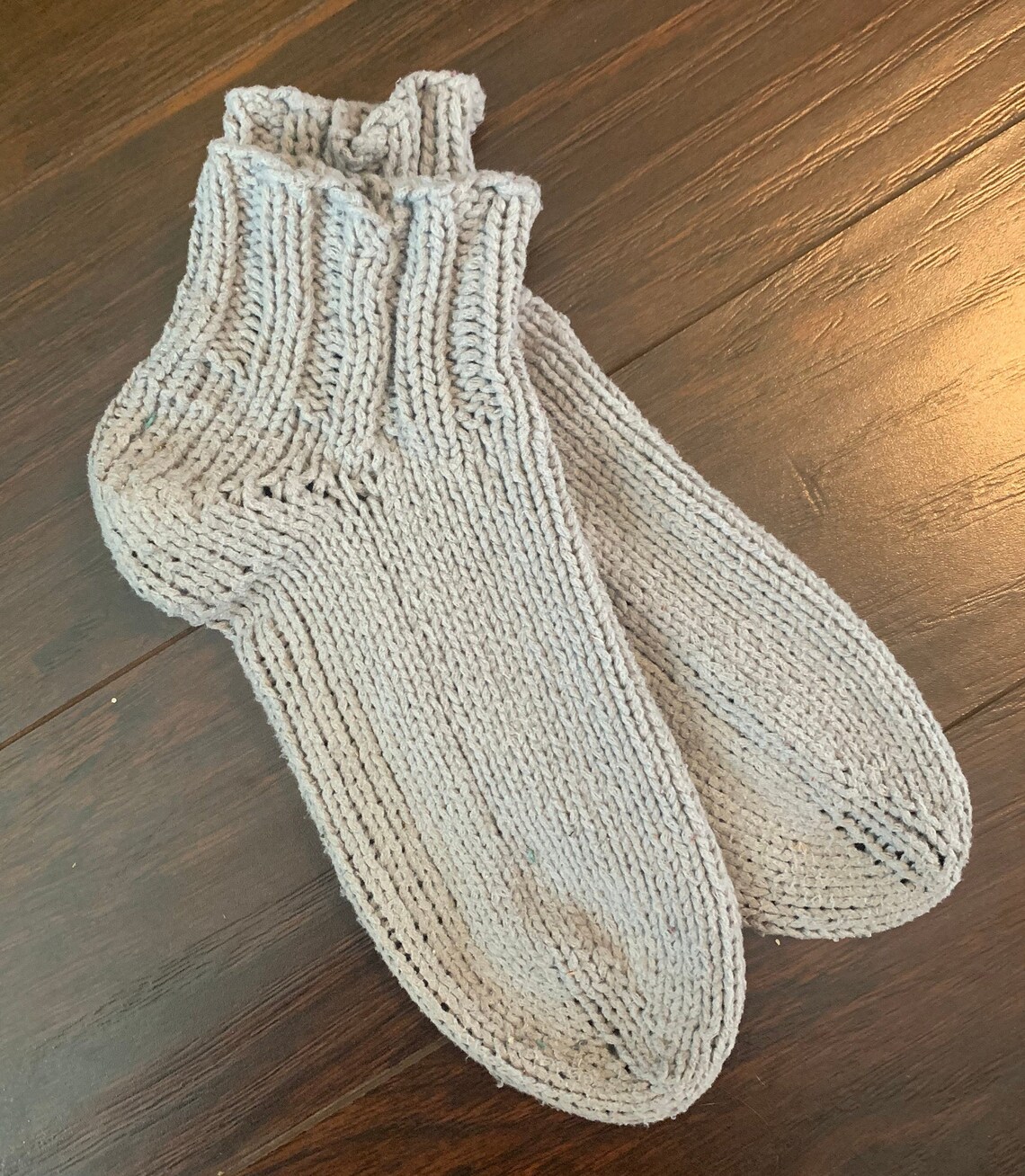 Knitting Pattern Basic Toe up Sock Etsy